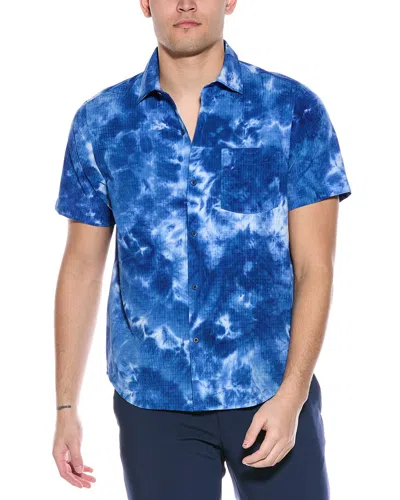 Tommy Bahama Bahama Coast Tide-dye Shirt In Blue
