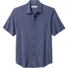 Tommy Bahama Bahama Coast Venice Vines Islandzone® Short Sleeve Button-up Shirt In Blue