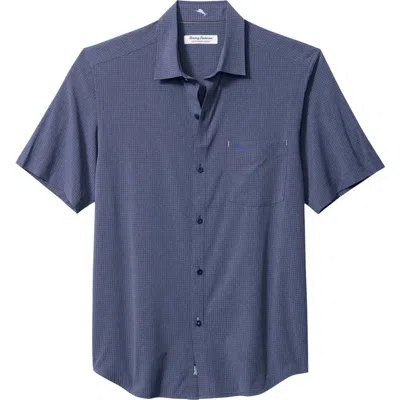 Tommy Bahama Bahama Coast Venice Vines Islandzone® Short Sleeve Button-up Shirt In Blue