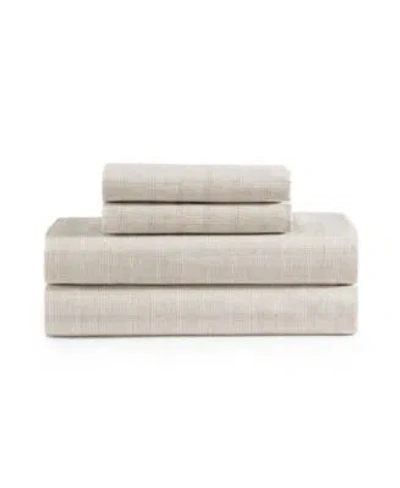 Tommy Bahama Bahama Trellis Texture Washed Cotton Percale Sheet Sets In Brown