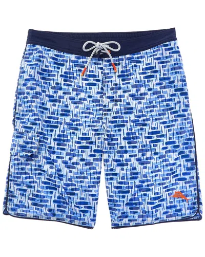 Tommy Bahama Baja Painted Geo Board Short In Blue