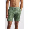 Tommy Bahama Baja Palmero Swim Trunks In Army Green