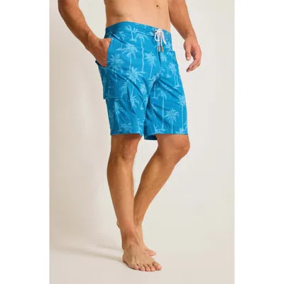 Tommy Bahama Baja Palmero Swim Trunks In Blue Allure