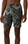 Tommy Bahama Baja Santiago Palms Board Shorts In Black