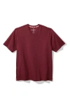 Tommy Bahama Bali Beach V-neck T-shirt In Cherry Stone