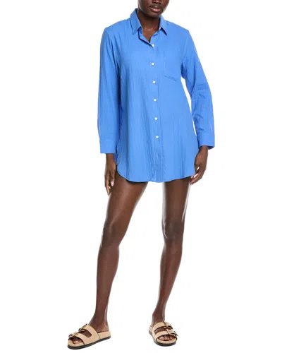 Tommy Bahama Bali Breeze Boyfriend Shirt In Blue