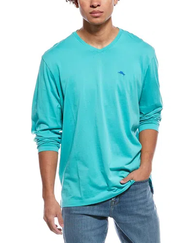 Tommy Bahama Bali Skyline V-neck T-shirt In Blue