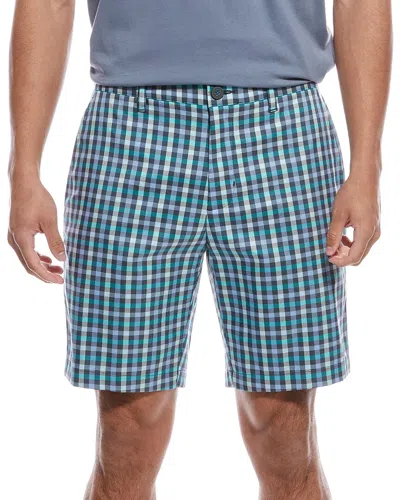 Tommy Bahama Barbados Pro Clubhouse Check Islandzone Short In Blue