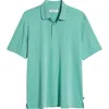 Tommy Bahama Bay Stripe Islandzone® Performance Polo In Aqua Verde