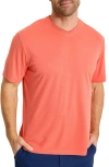 Tommy Bahama Bay Stripe Islandzone® V-neck Performance T-shirt