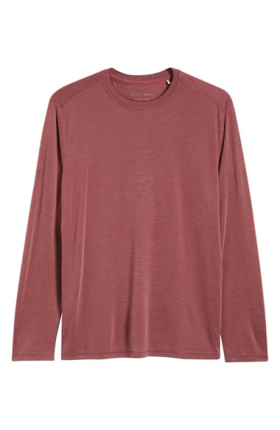 Tommy Bahama Bay Stripe Long Sleeve T-shirt In Pink