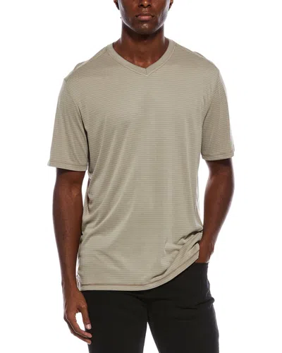 Tommy Bahama Bay Stripe V-neck T-shirt In Neutral