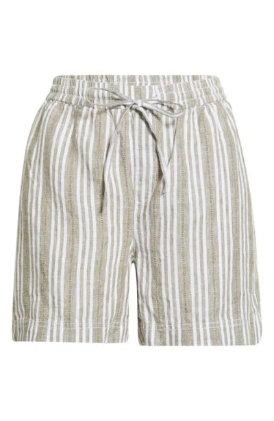 Tommy Bahama Beach Breeze Dobby Linen Blend Easy Drawstring Shorts In Multi