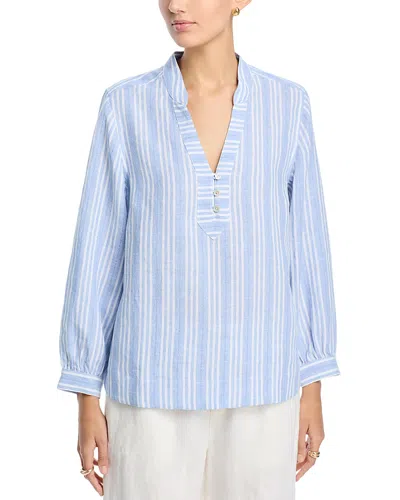 Tommy Bahama Beach Breeze Popover Blouse In Blue