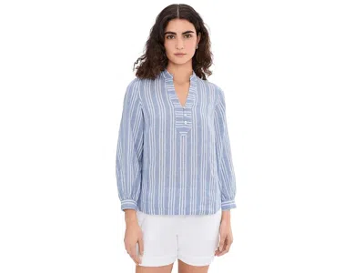 Tommy Bahama Beach Breeze Popover Blouse In Blue