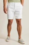 Tommy Bahama Beach Coast Linen Blend Shorts In White