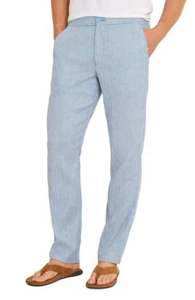 Tommy Bahama Beach Coast Stretch Linen & Cotton Pants In Blue