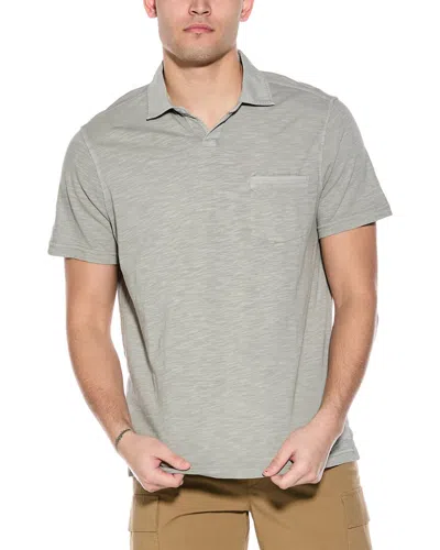 Tommy Bahama Beach Fade Johnny Collar Polo Shirt In Grey