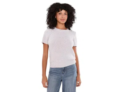 Tommy Bahama Beach Glow Short Sleeve Sweater Women's Sweater Coconut: Xs (us 2), Cotton/wool In Pink