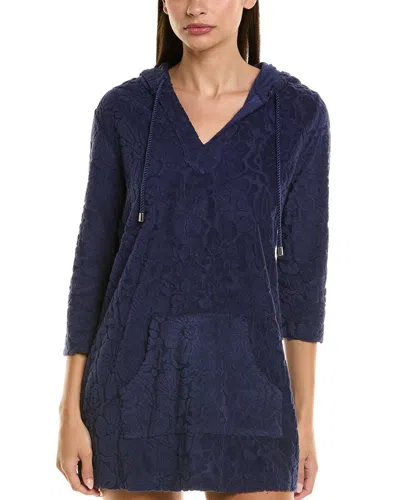 Tommy Bahama Beach Terry Baja Tunic In Blue