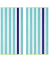 Tommy Bahama Beachside Yarn Dyed 2-piece Beach Towel Set In Green