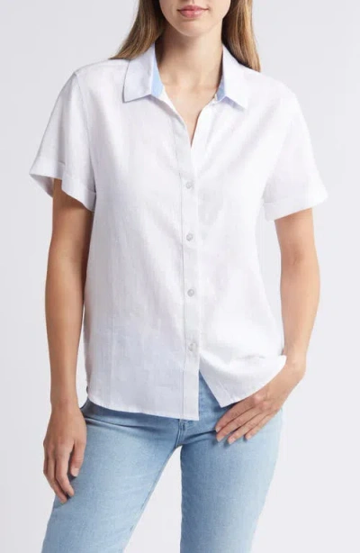 Tommy Bahama Palm Coast Pineapple Top In White
