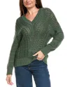 Tommy Bahama Beachy Cotton Open Stitch Sweater In Green