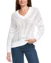 Tommy Bahama Beachy Cotton Open Stitch Sweater In White
