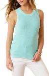 TOMMY BAHAMA BELLE HAVEN COTTON BLEND SWEATER TANK