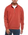 Tommy Bahama Ben And Terry 1/2-zip Pullover In Orange