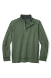 Tommy Bahama Ben & Terry Half Zip Sweatshirt In Green