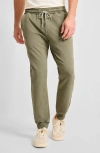 Tommy Bahama Ben & Terry Stretch Cotton French Terry Joggers In Tea Leaf