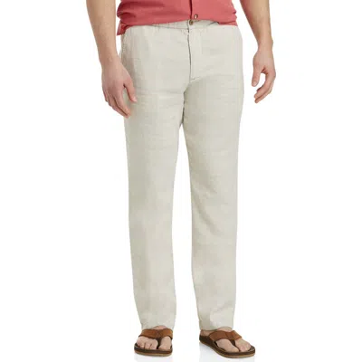 Tommy Bahama Big & Tall Beach Linen Pull On Pants In White