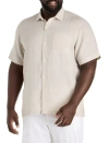 Tommy Bahama Big & Tall Breezer Linen Sport Shirt In Natural