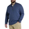 Tommy Bahama Islandzone® Cool Tide Performance Quarter Zip Pullover In Blue Heather