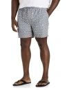 Tommy Bahama Big & Tall Naples Tile Pool Swim Trunks In Summer Grey