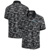 Tommy Bahama Black Texas Longhorns Sport Bay View Islandzone Polo In Black