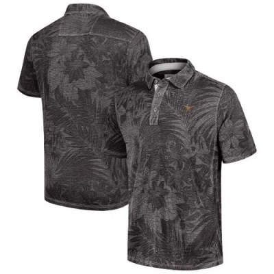 Tommy Bahama Black Texas Longhorns Sport Santiago Paradise Polo In Multi