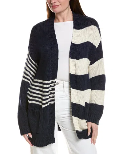 Tommy Bahama Boardwalk Stripe Cardigan In Multi