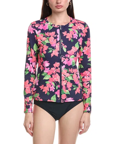 Tommy Bahama Bougainvillea Rashguard In Multi