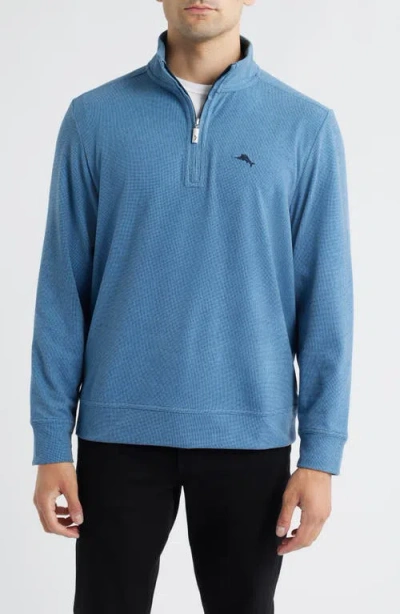 Tommy Bahama Brighton Point Half Zip Pullover In Blue