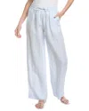 Tommy Bahama Cabana Stripe High-rise Easy Linen Pant In Blue