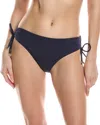 Tommy Bahama Cable Beach Tie Side Hipster Bikini Bottom In Navy