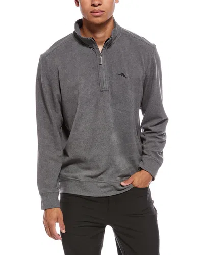 Tommy Bahama Camano Point 1/2-zip Pullover In Gray
