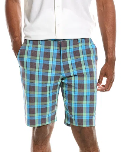 Tommy Bahama Camberia Driver Plaid Short In Grey