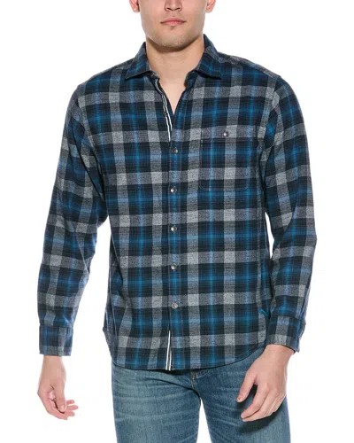 Tommy Bahama Canyon Beach Cozy Check Shirt In Blue