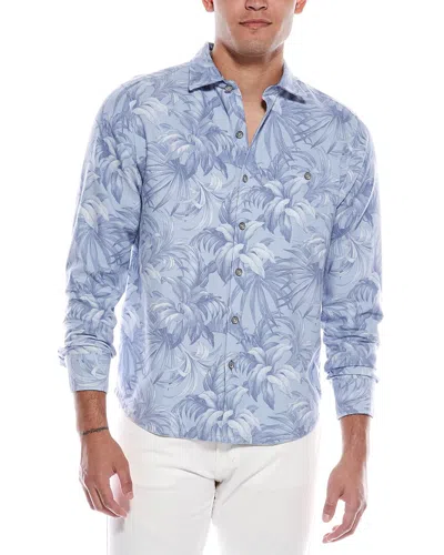 Tommy Bahama Canyon Beach Durango Palms Shirt In Blue