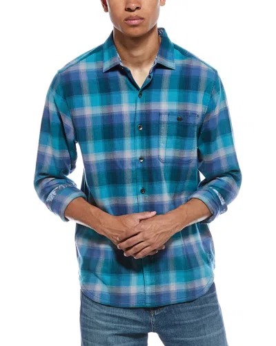 Tommy Bahama Canyon Beach Fireside Check Shirt In Blue