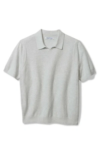 Tommy Bahama Capri Cove Johnny Collar Polo In Gray