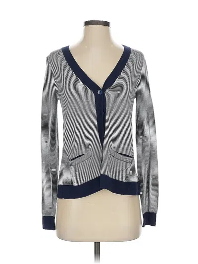 Pre-owned Tommy Bahama Cardigan Sweater In Black